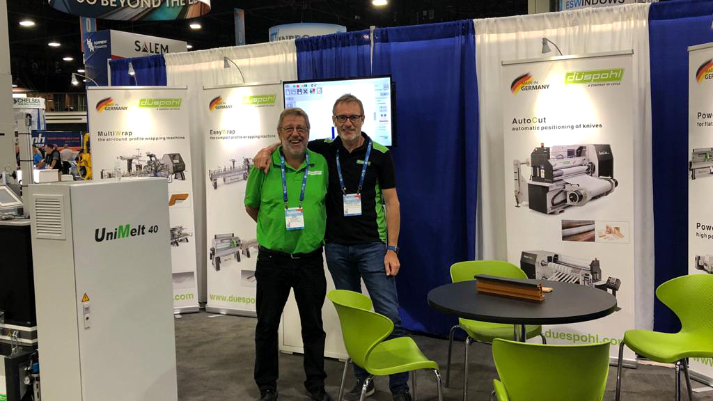 Duespohl's Booth at Glassbuild 2021
