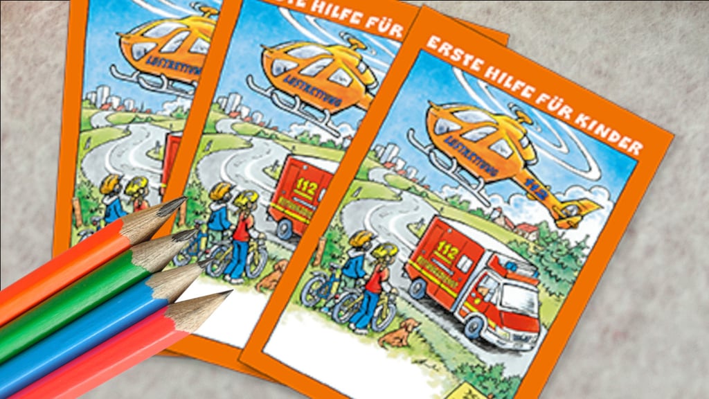An activity book for kids about first aid