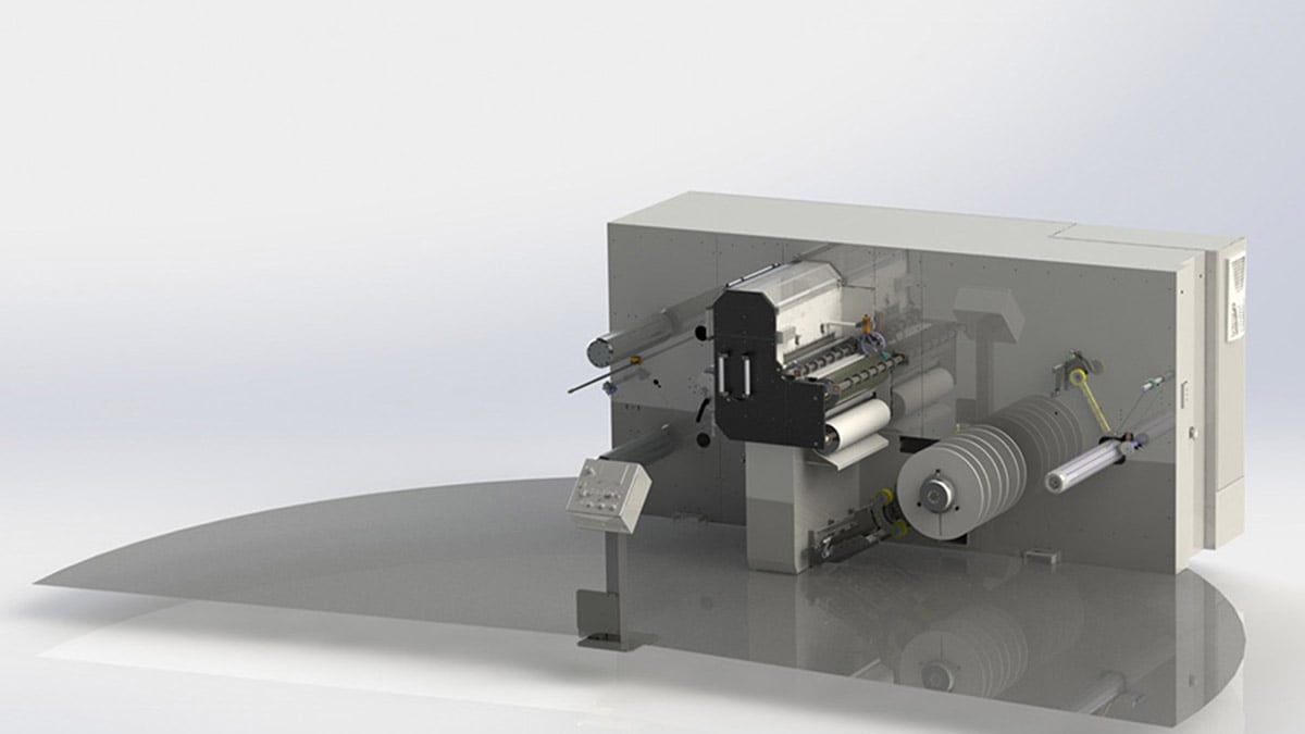 Edge cutting machines by Duespohl