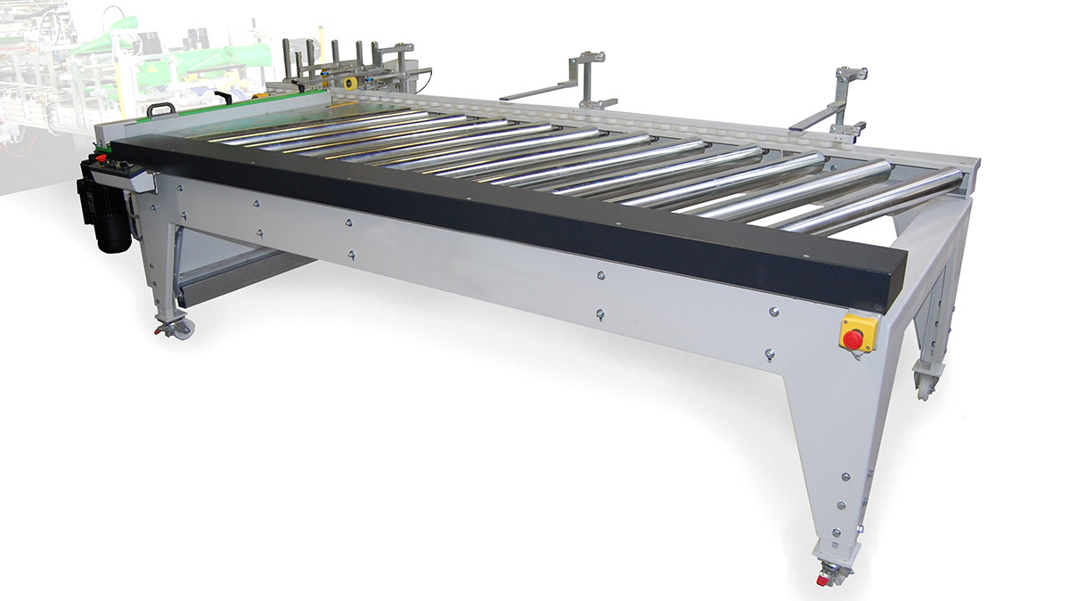 Infeed systems for profile wrapping lines | Duespohl