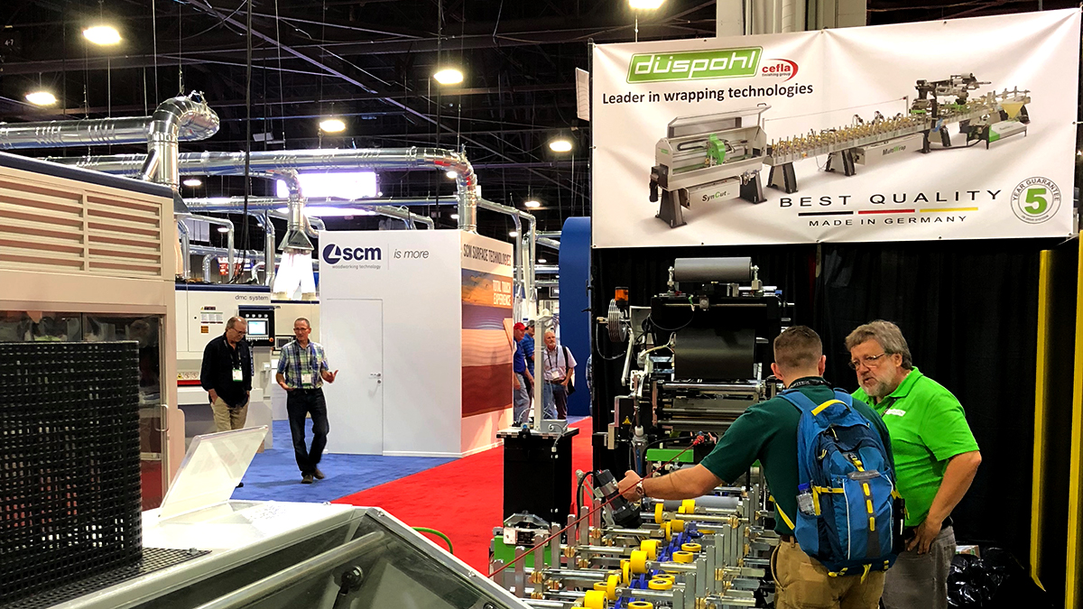 Duespohl's booth at IWF 2018