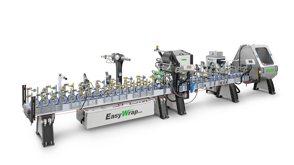 PVC profile wrapping machine - EasyWrap Window